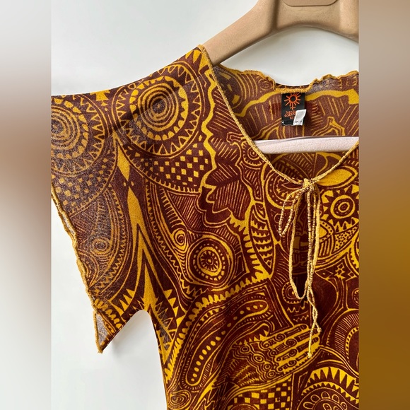 Jean Paul Gaultier Soleil 90s Vintage Mesh Maxi Dress, size M - Picture 2 of 14